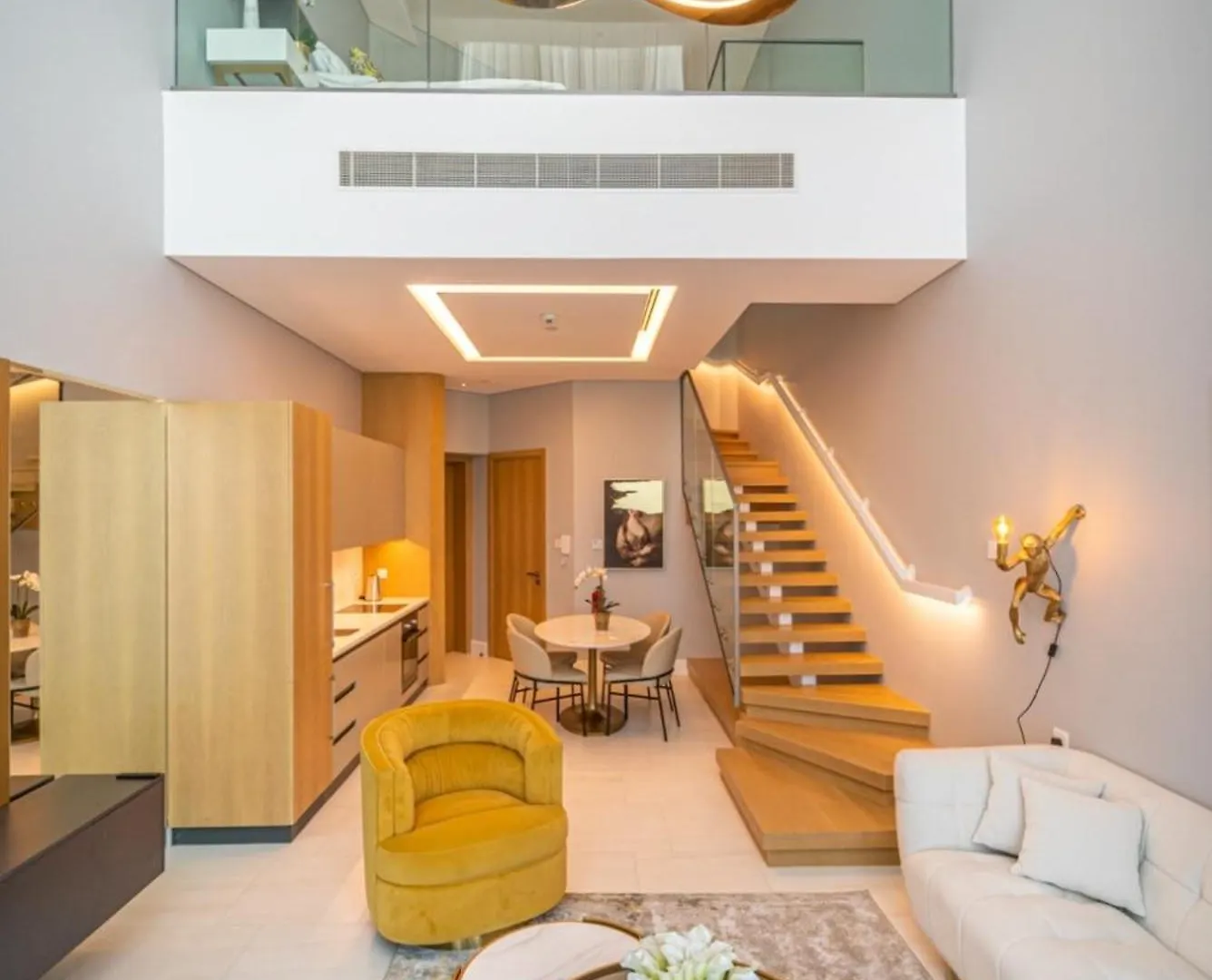 Iconic 1Bedroom Duplex With Skyline Views Near Downtown Dubai & Burj Khalifa Apartamento